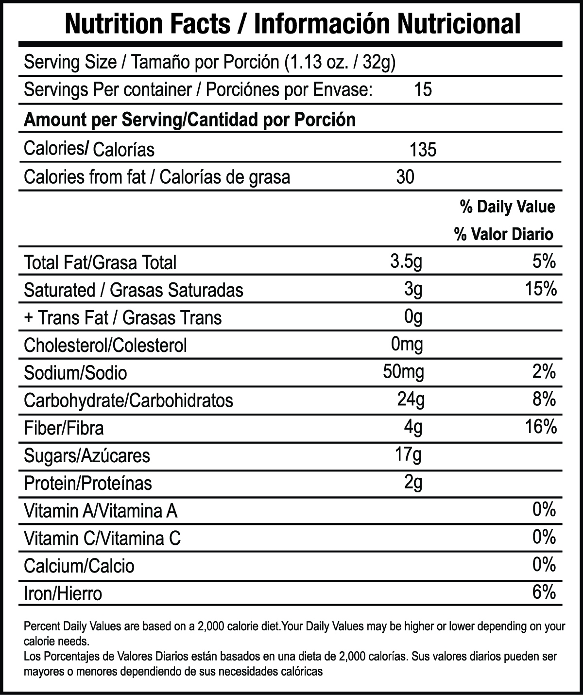 Hot Chocolate nutrition facts
